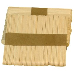 Sac de bâtonnets plats en bois - 113mm x300 pcs