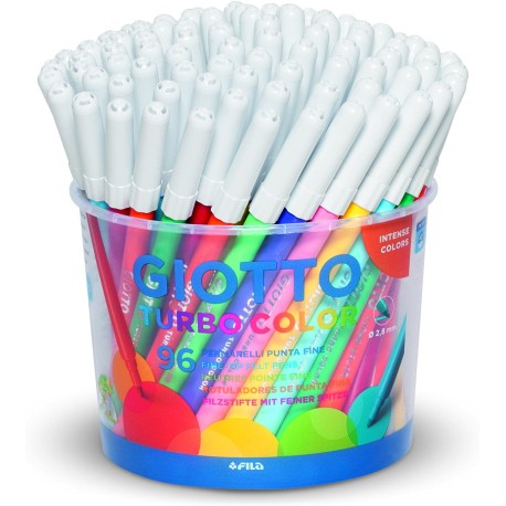 Feutre de coloriage Giotto Maxi Bébé pointe extra-large schoolpack de 36  feutres dessin couleurs assorties