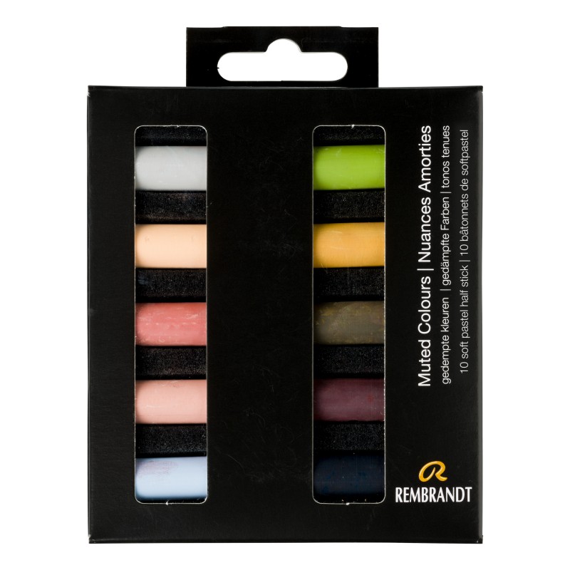 Boite demi-pastels tendres Rembrandt, boite pastel secs Rembrandt