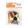 Die cut en papier Halloween x42pcs