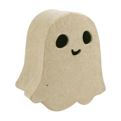 Boîte fantome Halloween en papier maché - 4.5x13.5x15cm