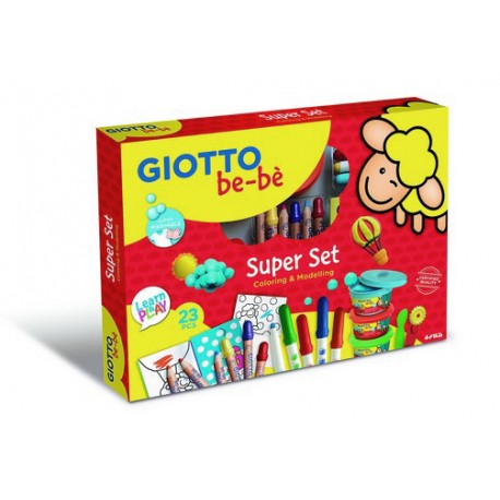 Feutre de coloriage Giotto Maxi Bébé pointe extra-large schoolpack