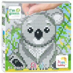 Kit Créatif Pixel tableau 12x12cm - Koala