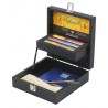 Coffret bois noir aquarelle extra-fine Sennelier de 24 1/2 godets