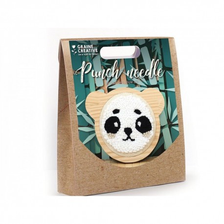 Kit Punch Needle Panda