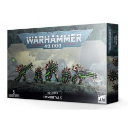 Set 5 figurines à peindre Warhammer 40K - Necrons Immortals