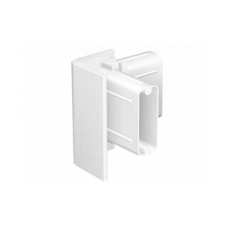 Raccord d'angle blanc pour cimaise Click rail