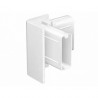 Raccord d'angle blanc pour cimaise Click rail