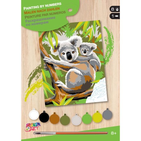 Kit de peinture par numéro - Koalas - Activités & Loisirs Créatifs pour  Personnes Âgées & Handicapées