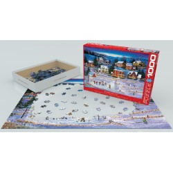 Puzzle 1000 pièces - Patinage à la lueur des étoiles