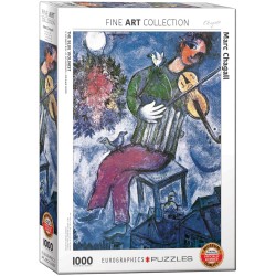 Puzzle 1000 pièces - Le violoniste bleu, de Chagall