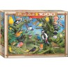 Puzzle 1000 pièces - Oiseaux de jardin