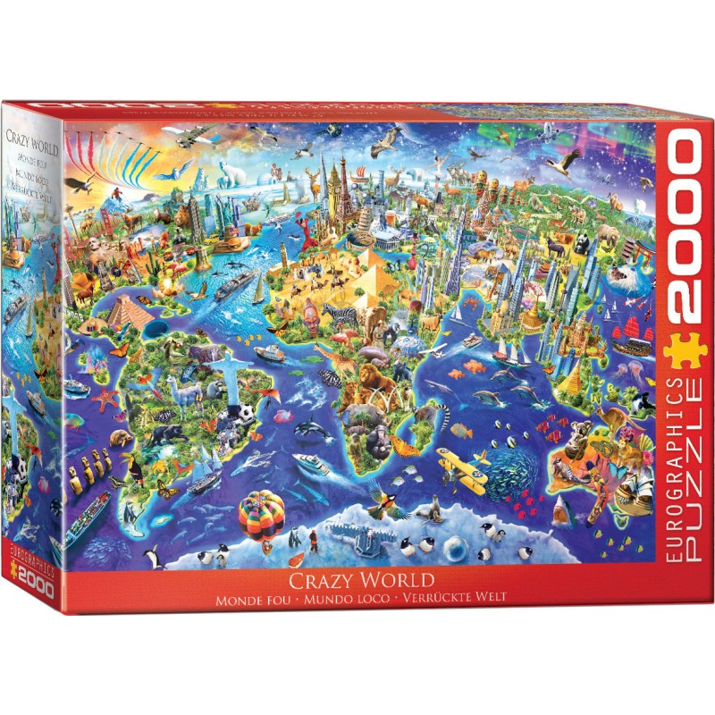 Puzzle 2000 pièces - Monde fou