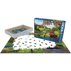 Puzzle 1000 pièces - Balade en campagne