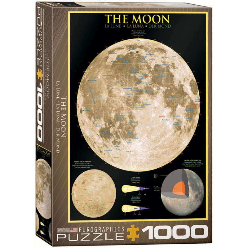 Puzzle 1000 pièces - La Lune