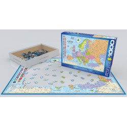 Puzzle 1000 pièces - Carte de l'Europe