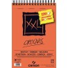 Bloc XXL Croquis 90g/m² à spirales + feuilles gratuites