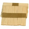 Sac de bâtonnets plats en bois - 113mm x300 pcs