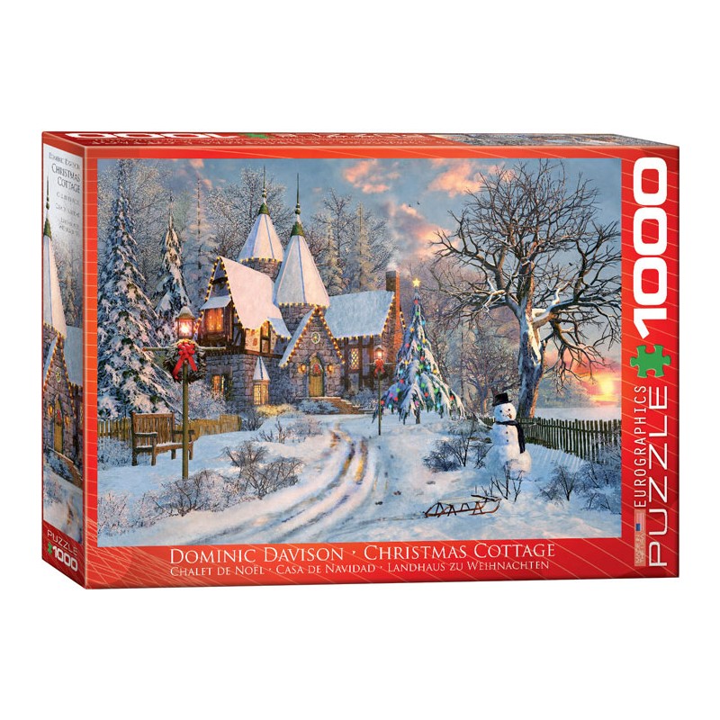 Puzzle 1000 pièces - Chalet de Noël, de Dominic Davison