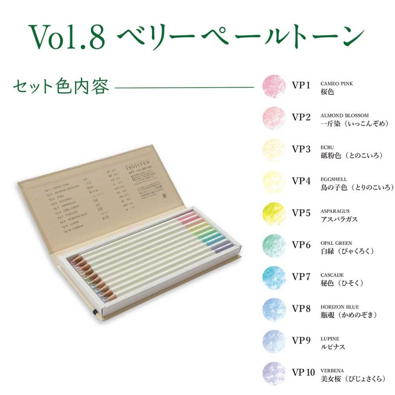 Coffret Crayons De Couleur Irojiten X Pcs Seascape