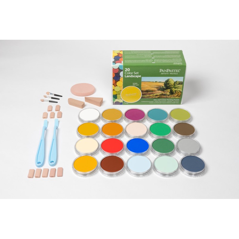 Coffrets de 20 PanPastel + accessoires Soft