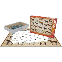 Puzzle 1000 pièces - Chevaux