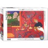 Puzzle 1000 pièces - La desserte: Harmonie en rouge, de Matisse