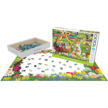 Puzzle 1000 pièces : Jardin de Pâques