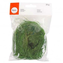 Fibres d'herbe, sachet de 20gr - Vert foncé