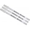 Set 3 stylos à encre gel Gelly Basic blanc - 0,3/0,4/0,5mm