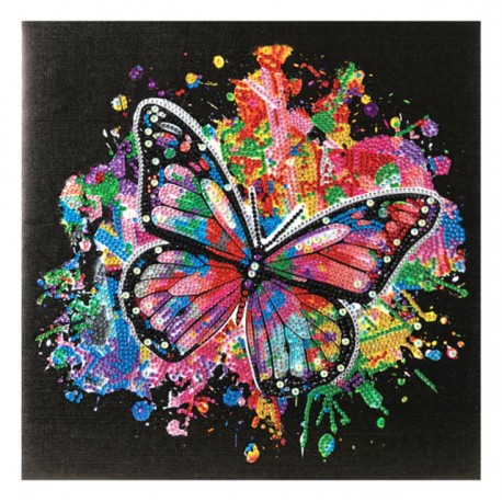 Kit de peinture colorée de papillons Diamond dessiner Diamond