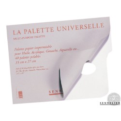 Palette Papier Universelle Sennelier, 40 fls 27x35 cm 