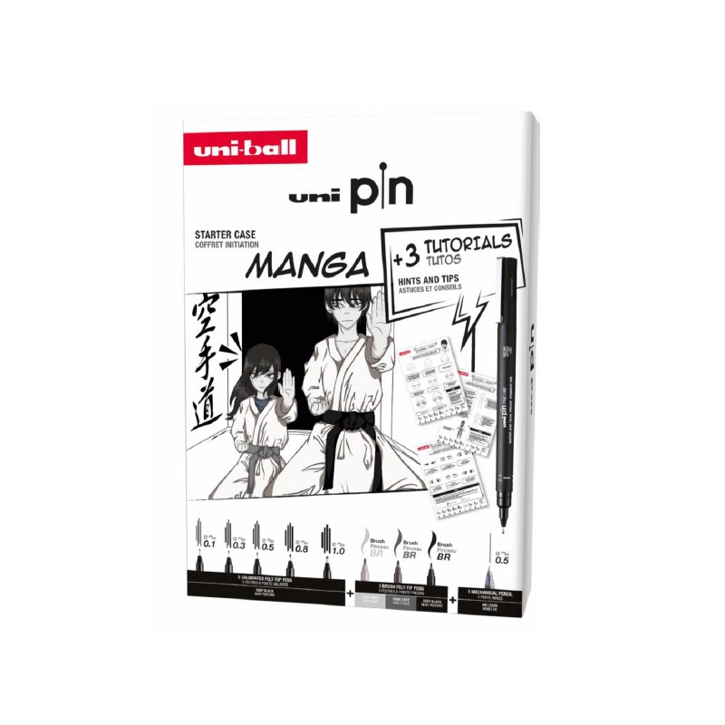 Coffret initiation Manga Uni Pin