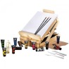 Coffret boite-chevalet peinture acrylique Campus + accessoires