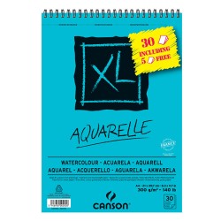 Blocs XL Aquarelle 300g/m² à spirales + feuilles gratuites