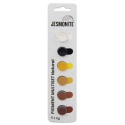 Set pigments Jesmonite 6x2gr - Couleurs naturelles