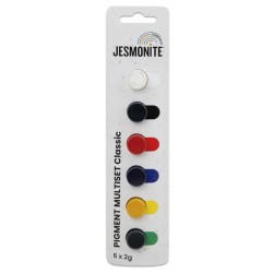 Set pigments Jesmonite 6x2gr - Couleurs classiques