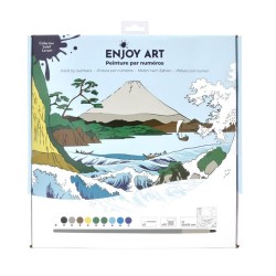 Peinture par numéros 30x30cm - Le Mont Fuji