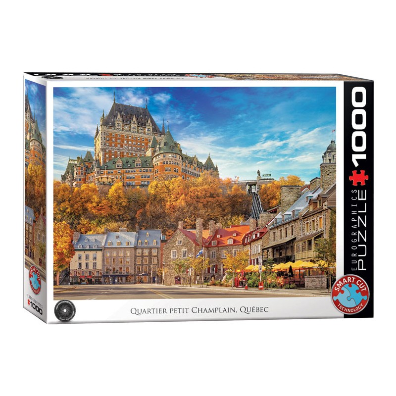 Puzzle 1000 pièces - Quartier Petit Champlain, Québec