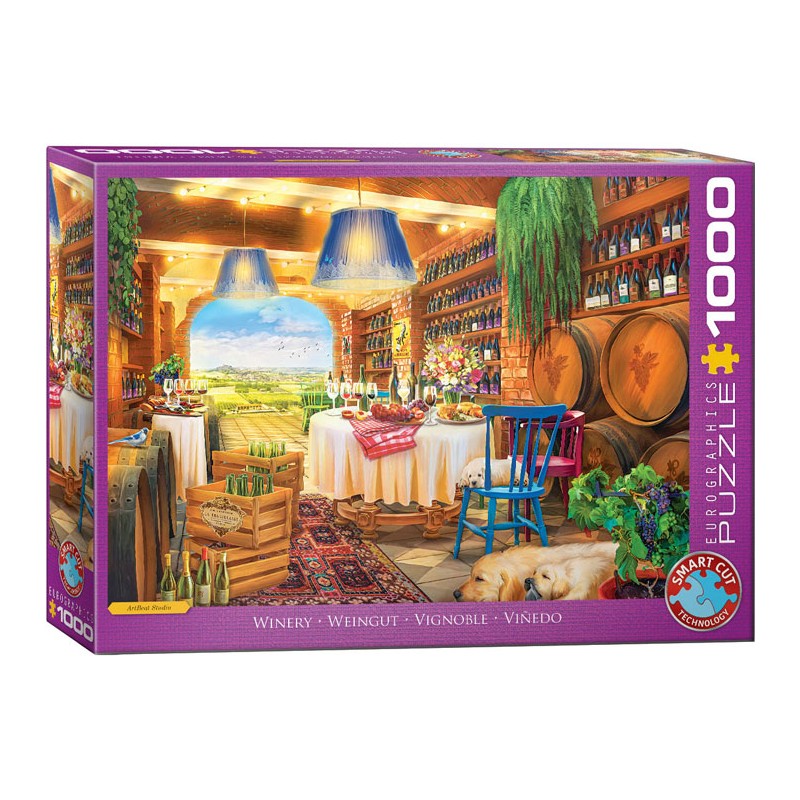 Puzzle 1000 pièces - Vignoble, de Artbeat Studio