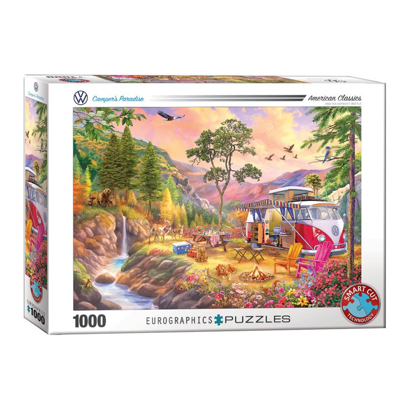 Puzzle 1000 pièces - Paradis des campeurs, de Bigelow