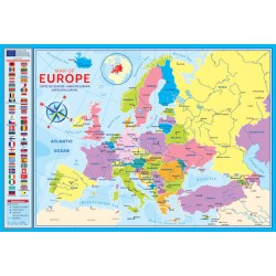 Puzzle 200 pièces - Carte de l'Europe