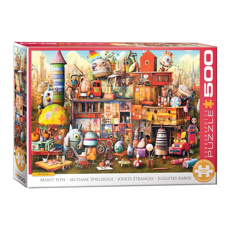 Puzzle 500 pièces - Jouets étranges, de Ray Powers