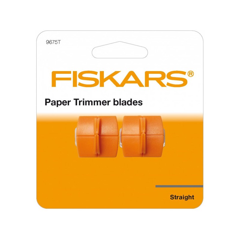 Lot de 2 lames coupe droite pour massicot Fiskars