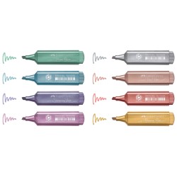 Surligneurs Metallic Textliner Faber Castell