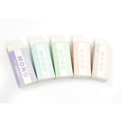 Gommes japonaises MONO M  - Couleurs pastel