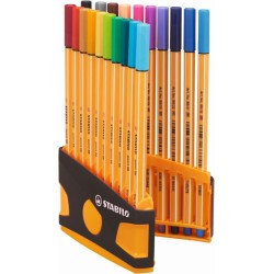 Boitier ColorParade de 20 stylos-feutres Stabilo Point 88