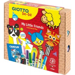 Kit créatif Giotto Bébè  - Mes petits amis, coloriage et jeu