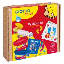 Kit créatif Giotto Bébè  - Mes petits pieds, peinture et jeu