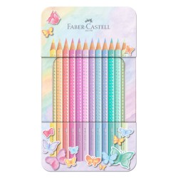 Boîtes métal 12 crayons de couleur Sparkle